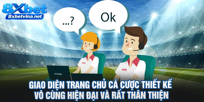 Giao diện trang chủ cá cược thiết kế vô cùng hiện đại và rất thân thiện