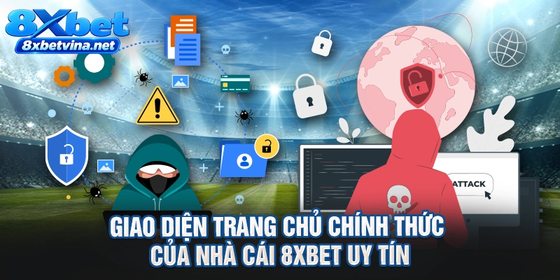 Giao diện trang chủ chính thức của nhà cái 8XBET uy tín