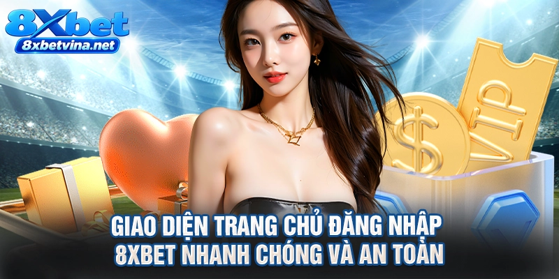 Giao diện trang chủ đăng nhập 8XBET nhanh chóng và an toàn